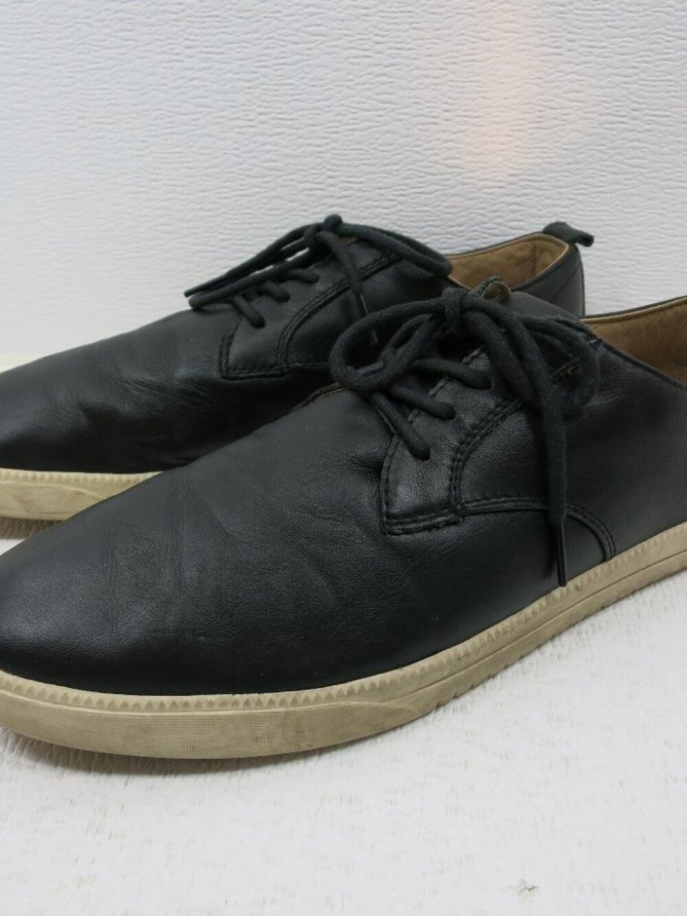 Clae Black Milled Tumbled Leather Ellington Casual Comfort Men's Footwear Sz 10